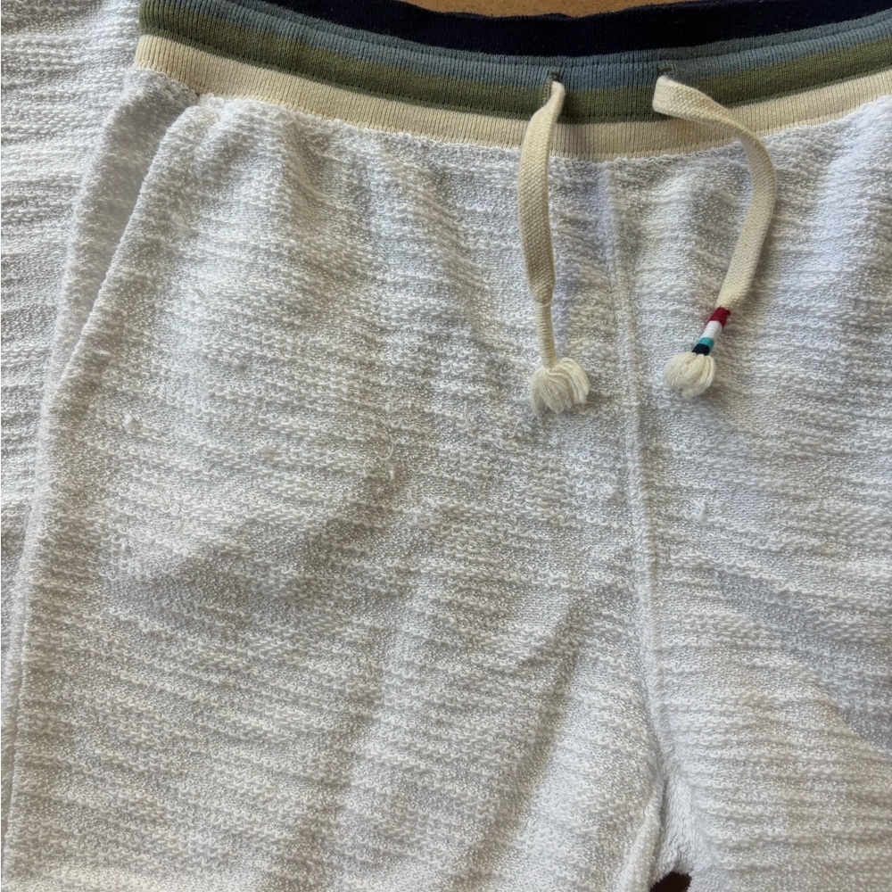 Sol Angeles White Terry cloth joggers size medium - Picture 4 of 6